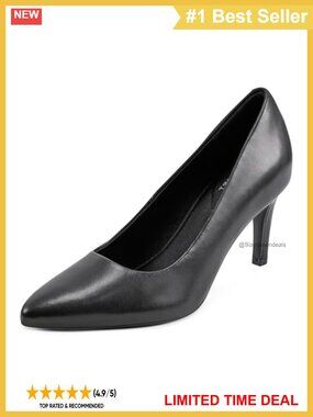 Rockport Juliet Pump Heeled Stiletto Pointed Toe Leather 3 in Heel